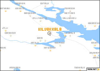 map of Kilvakkala