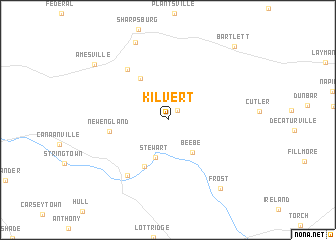 map of Kilvert