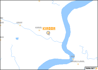 map of Kimaam