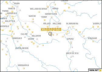 map of Kimampana