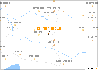 map of Kimanambolo