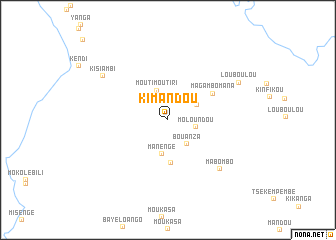 map of Kimandou