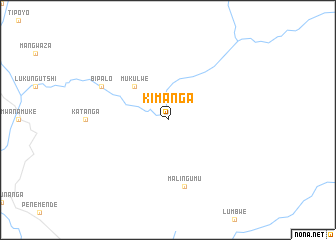 map of Kimanga