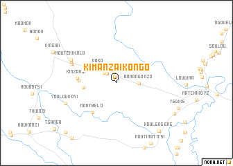 map of Kimanza Ikongo