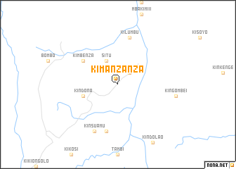 map of Kimanzanza