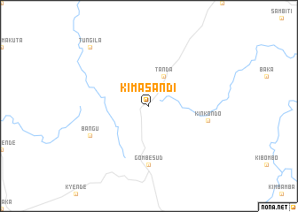 map of Kimasandi