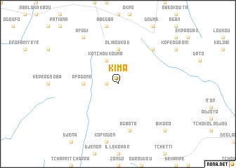 map of Kima