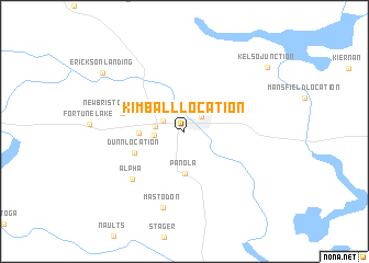 map of Kimball Location