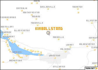 map of Kimball Stand