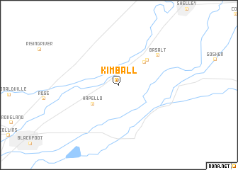 map of Kimball