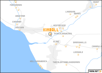 map of Kimball