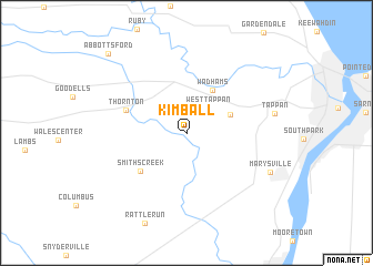 map of Kimball