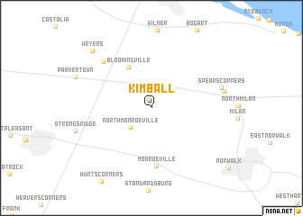 map of Kimball