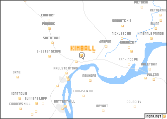 map of Kimball