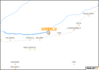 map of Kimbalu
