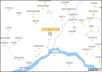 map of Kimbanda