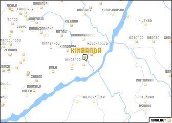 map of Kimbanda