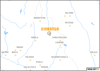 map of Kimbanda