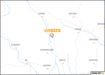 map of Kimbara