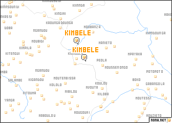 map of Kimbélé