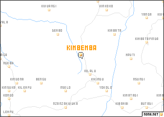 map of Kimbemba