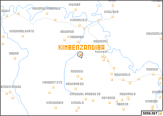 map of Kimbenza-Ndiba