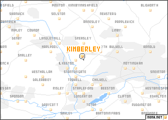 map of Kimberley
