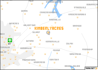 map of Kimberly Acres