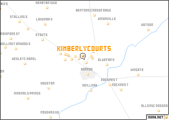 map of Kimberly Courts