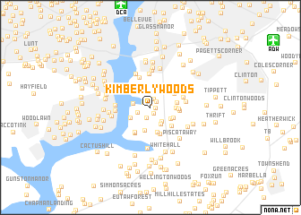 map of Kimberly Woods