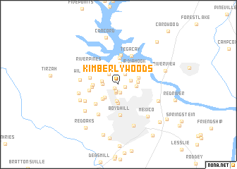 map of Kimberly Woods