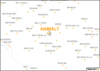 map of Kimberly