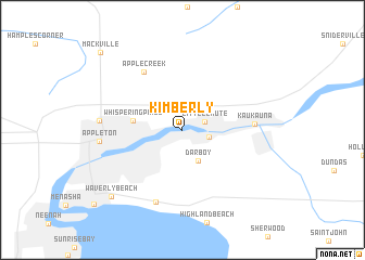 map of Kimberly