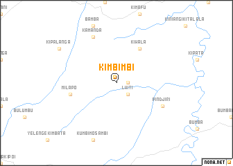 map of Kimbimbi