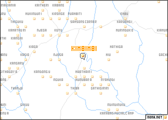 map of Kimbimbi