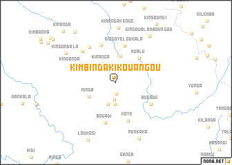 map of Kimbinda-Kikouangou