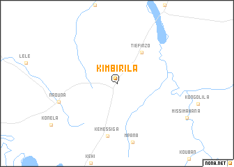 map of Kimbirila