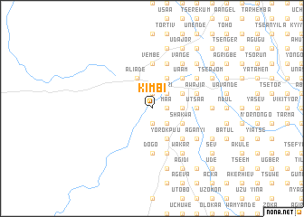 map of Kimbi