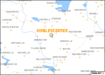 map of Kimbles Corner