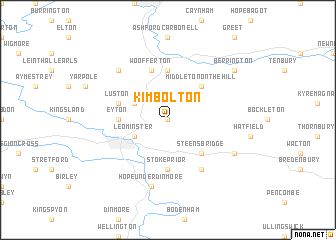 map of Kimbolton