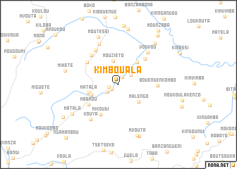 map of Kimbouala