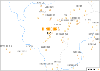 map of Kimboua