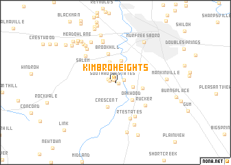 map of Kimbro Heights