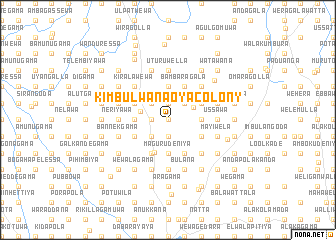 map of Kimbulwana Oya Colony