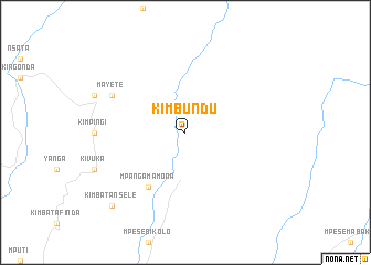 map of Kimbundu