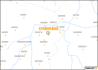 map of Kimbwebwe