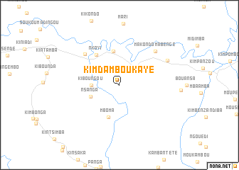 map of Kimdambou-Kaye