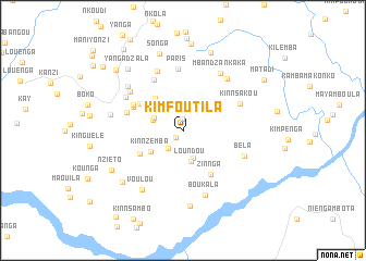 map of Kimfoutila