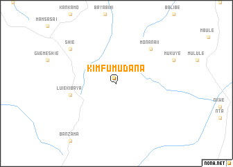 map of Kimfumu-Dana