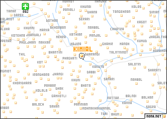 map of Kimiāl